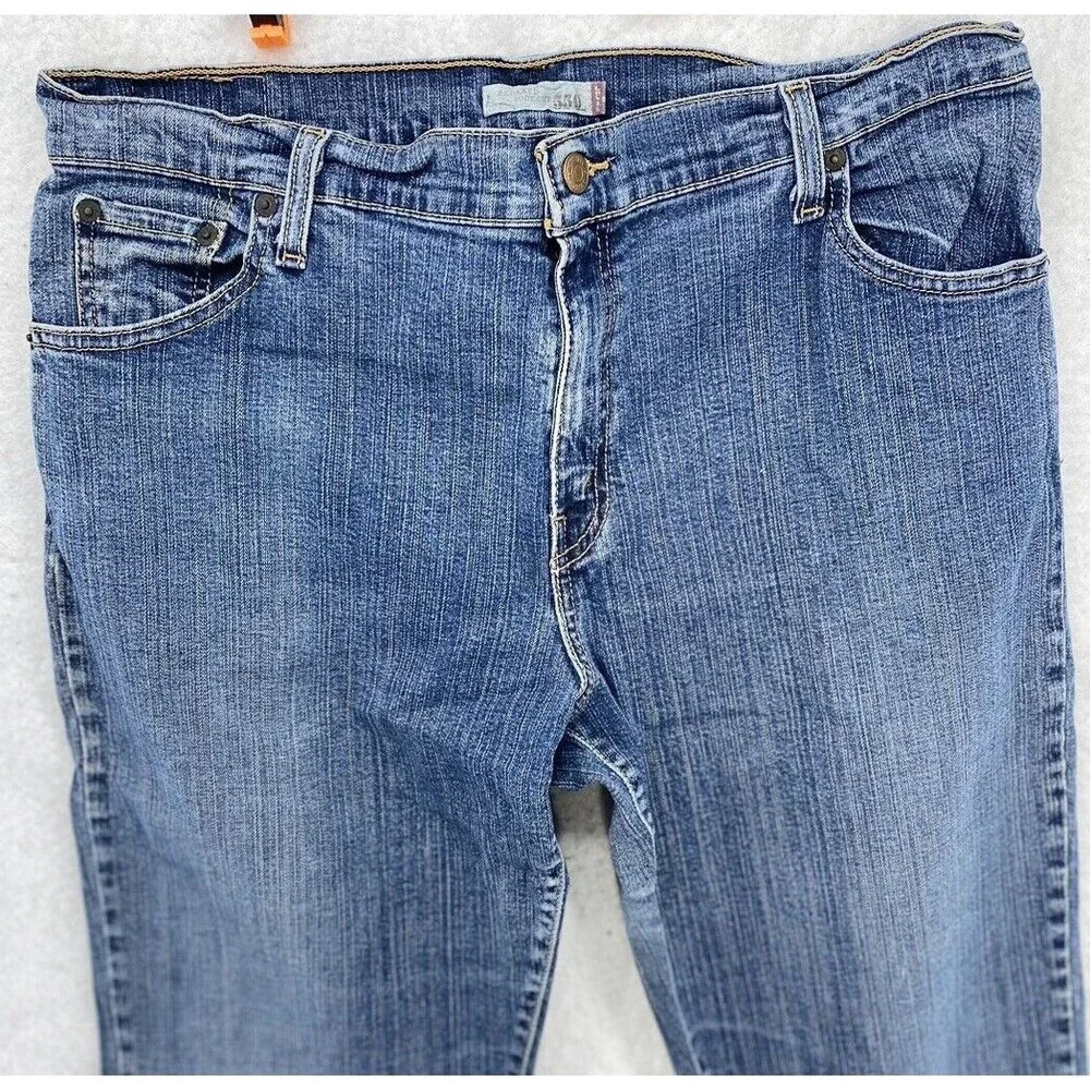 Levi's  550 Jeans Women Size 16 Boot Cut High Rise Relaxed Fit Denim Vintage - Picture 5 of 13